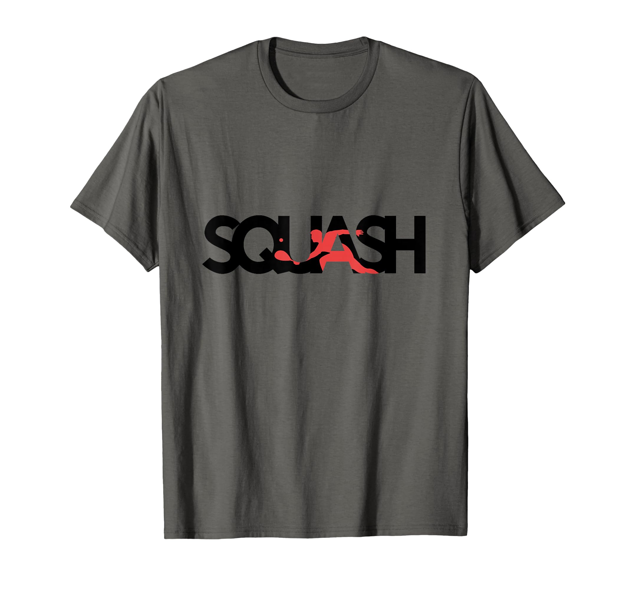 Squash T-Shirt Gift Ball Court Shoes Racket T-Shirt