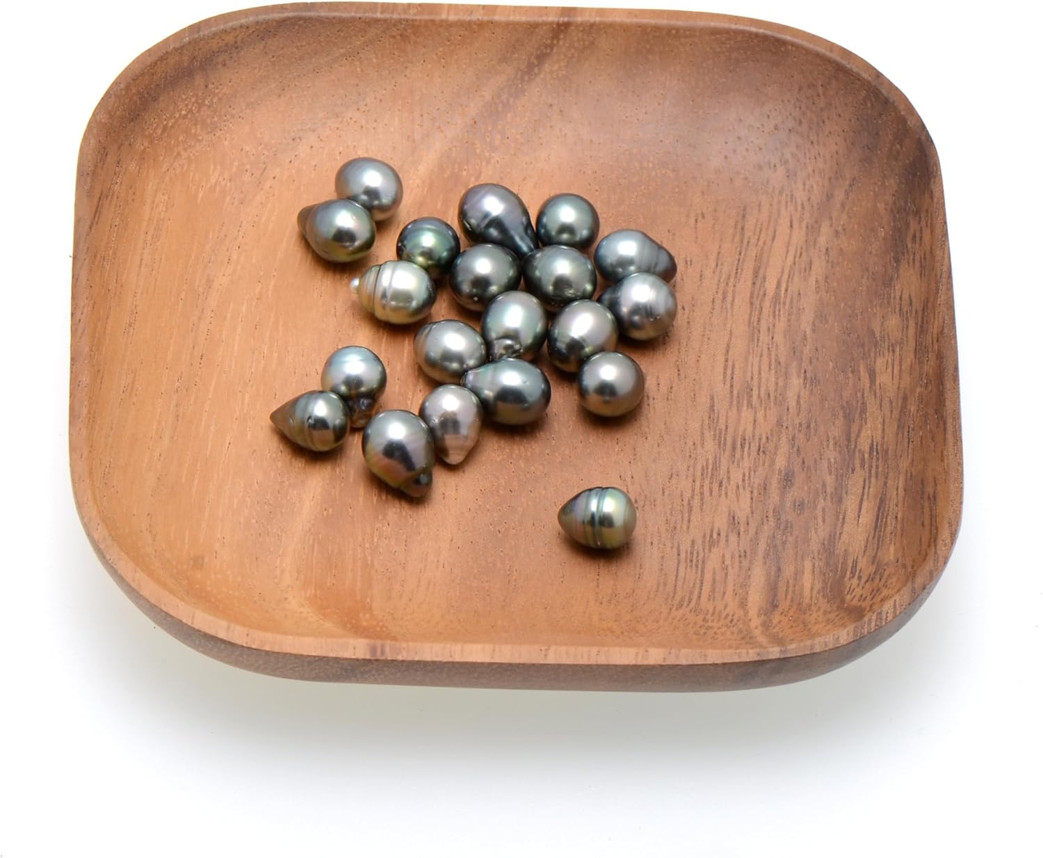 925 Sterling Silver Artistic Wrapping Cultured Tahitian Black Pearl Pendant Necklace, Yellow Gold Plating - Image 6