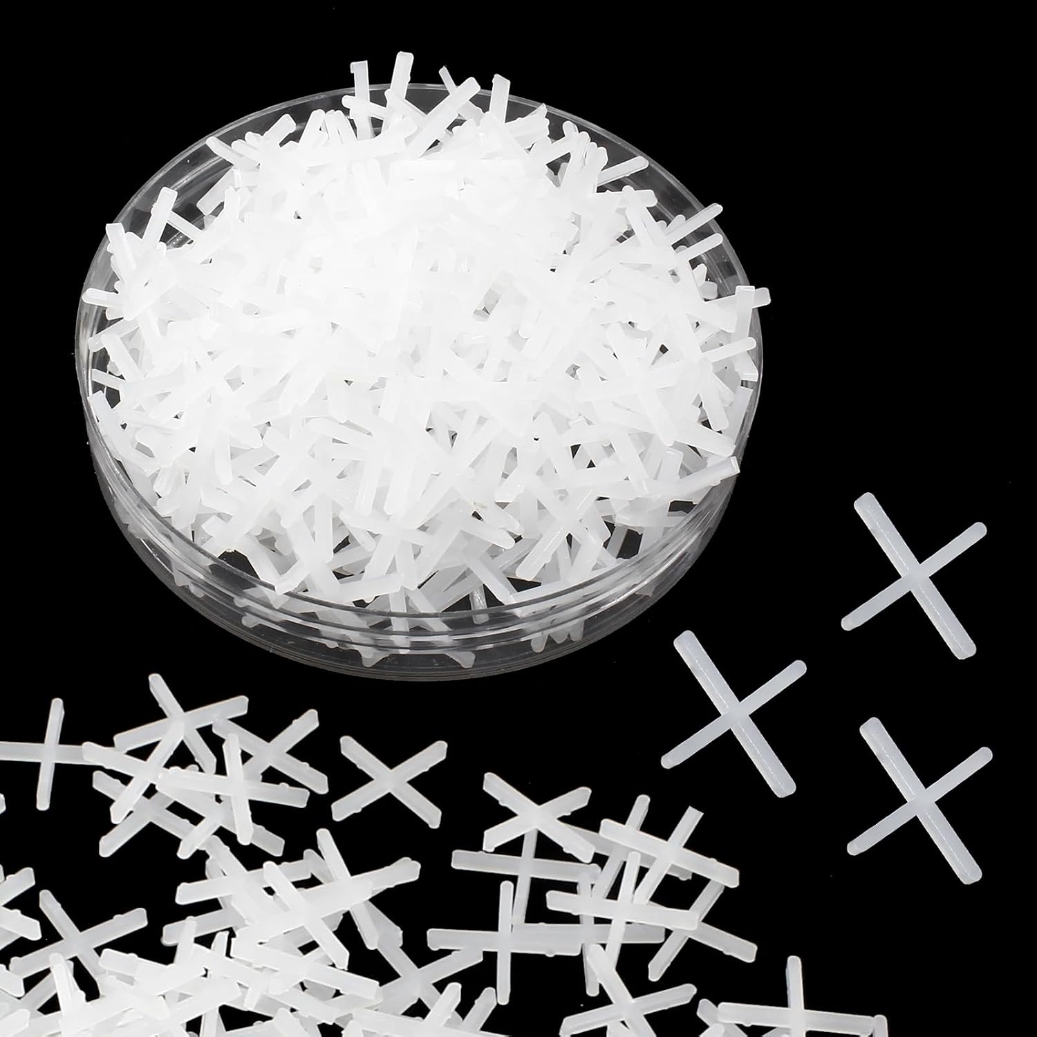 1/16" Wide Tile Spacers, 500 Pcs