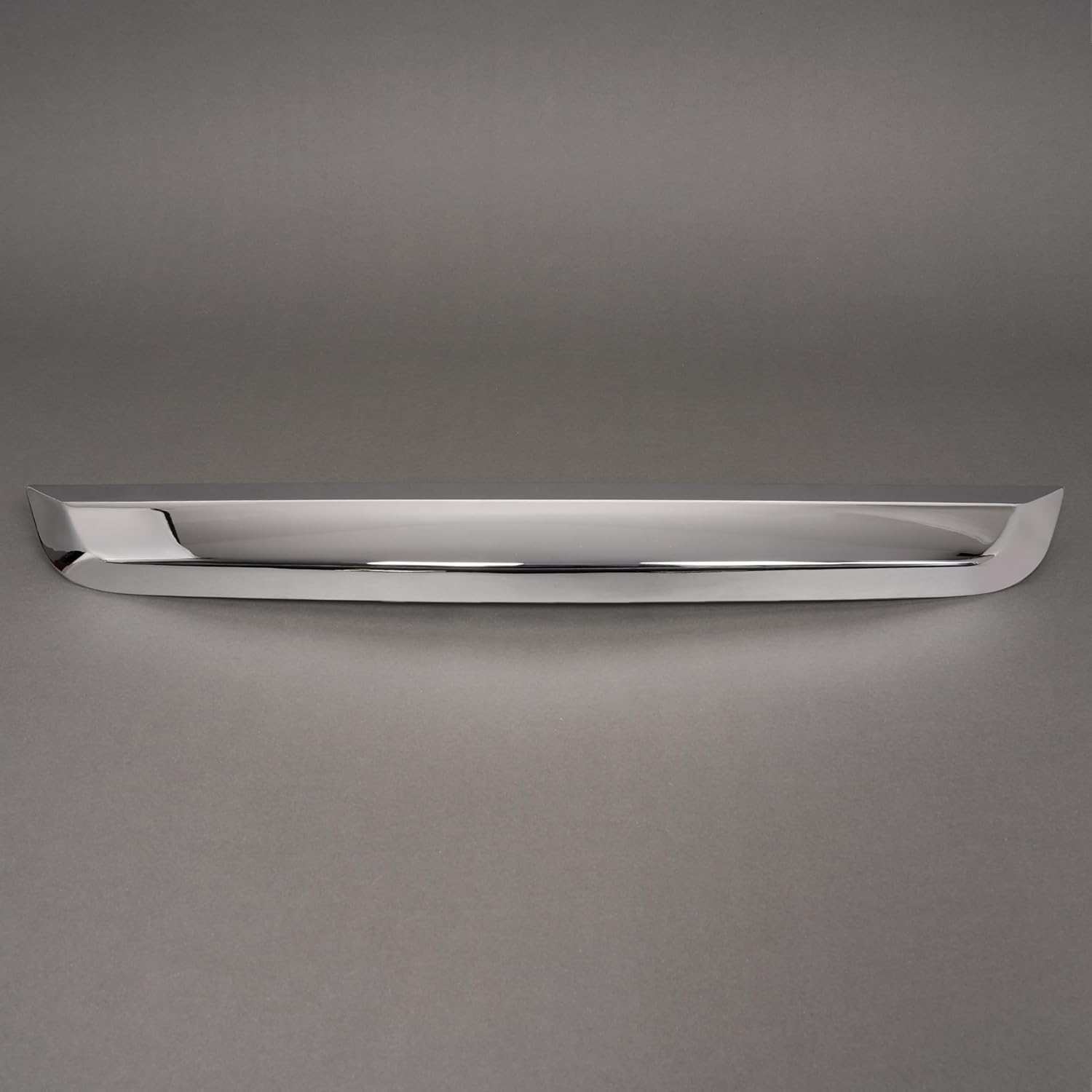 KUAFU Lower Grille Molding Compatible with 2010-2012 Ford Fusion FO1216104 AE5Z8200B Front Bumper Grill Molding Trim Chrome Silvery