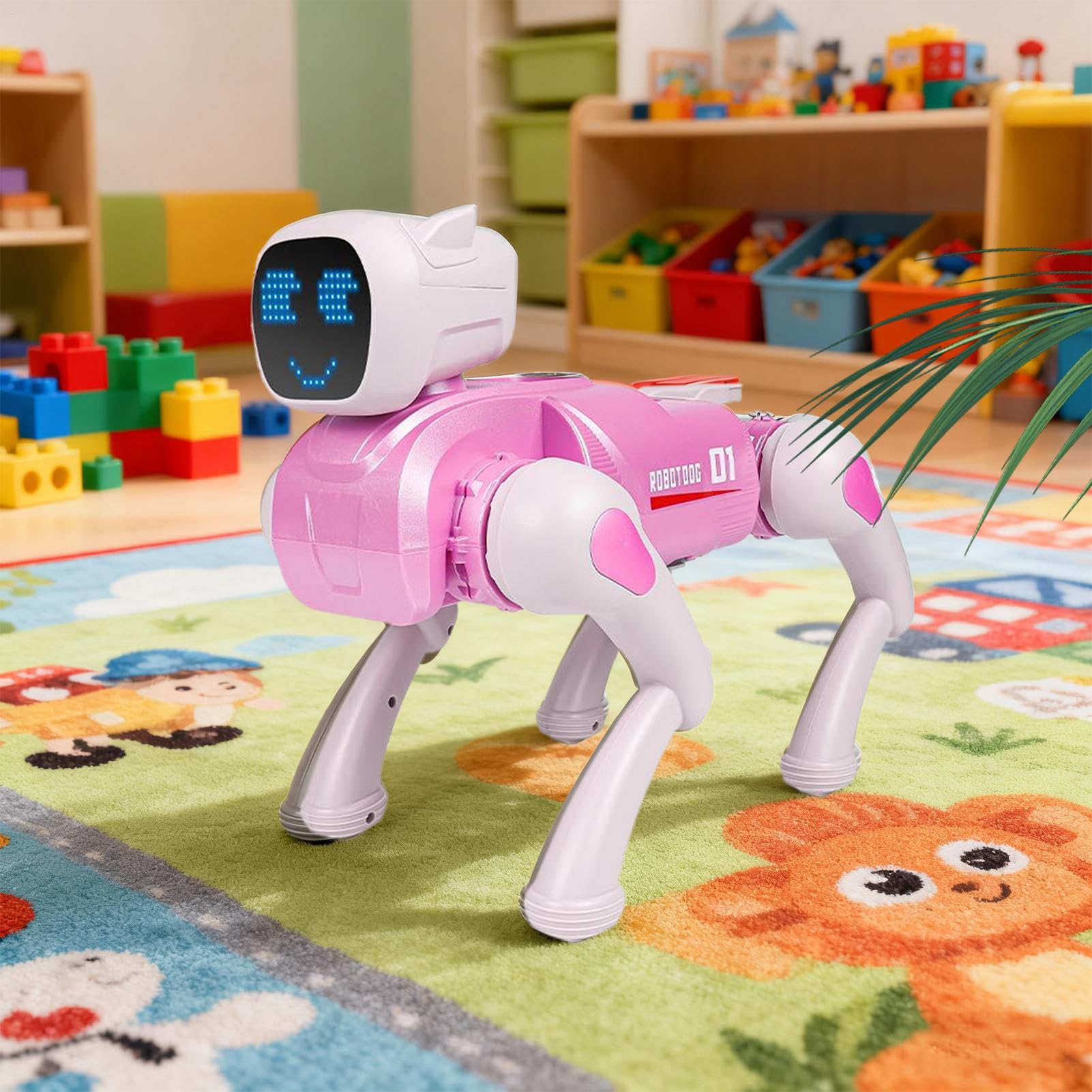 Cucciolo Robot Giocattoli Educativi Realistici con Voce Interattiva | Cane Robot Giocattolo Programmabile Bambini Ragazzi Casa Viaggio Giochi Giardino Interno Prescolare Compleanno Natale