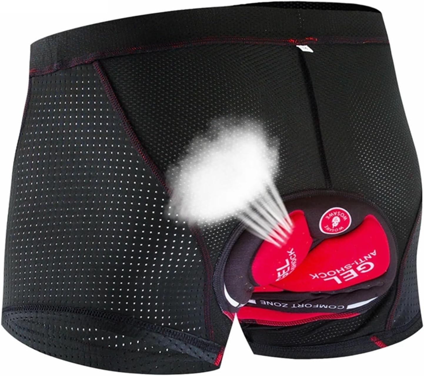 Cuissards de Cyclisme Cuissards De Cyclisme, sous-Vêtements for Femmes Et Hommes avec Coussin en Mousse Silicone Gel Cuissard Respirant for L'extérieur VTT Vélo Route Bikepacking