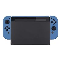 Vista 7 de eXtremeRate PlayVital Cover for Nintendo Switch, Protective Case Protector for Switch - Shock-Absorbent Anti-Scratch Dockable Easy to Install Azul