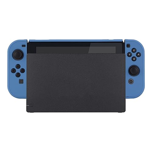 Vista 7 de eXtremeRate PlayVital Cover for Nintendo Switch, Protective Case Protector for Switch - Shock-Absorbent Anti-Scratch Dockable Easy to Install Azul