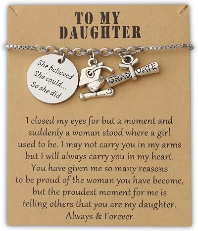 PLITI Daughter Graduation Gifts 2024 Seniors College High School Graduate Gifts For Daughter From Mom Dad