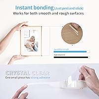 Vista 4 de Art3d Cinta adhesiva de doble cara (4 rollos de 10 pies), extraíble, sin rastros, lavable, reutilizable, cinta multiusos como se ve en la televisión
