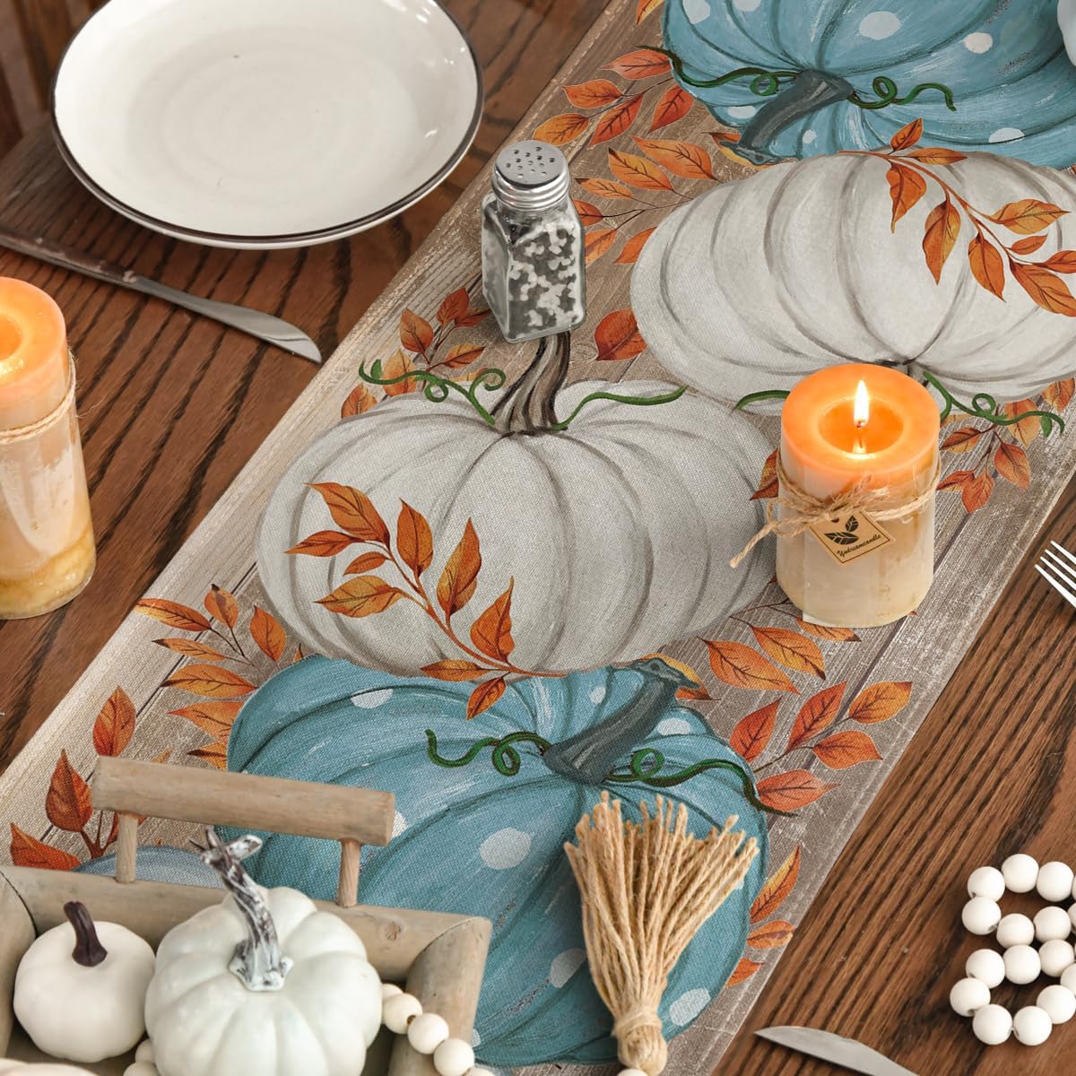 Artoid Mode 210 GSM Fall Table Runner Home Party Decor 13x72 Inch