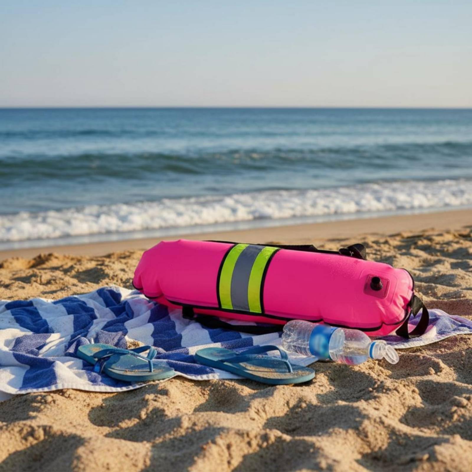 Boa Inflatable Marker Gonfiabile TPU Resistente Boa di Segnalazione Subacquea Multiuso Attrezzatura Sportiva per Apneisti