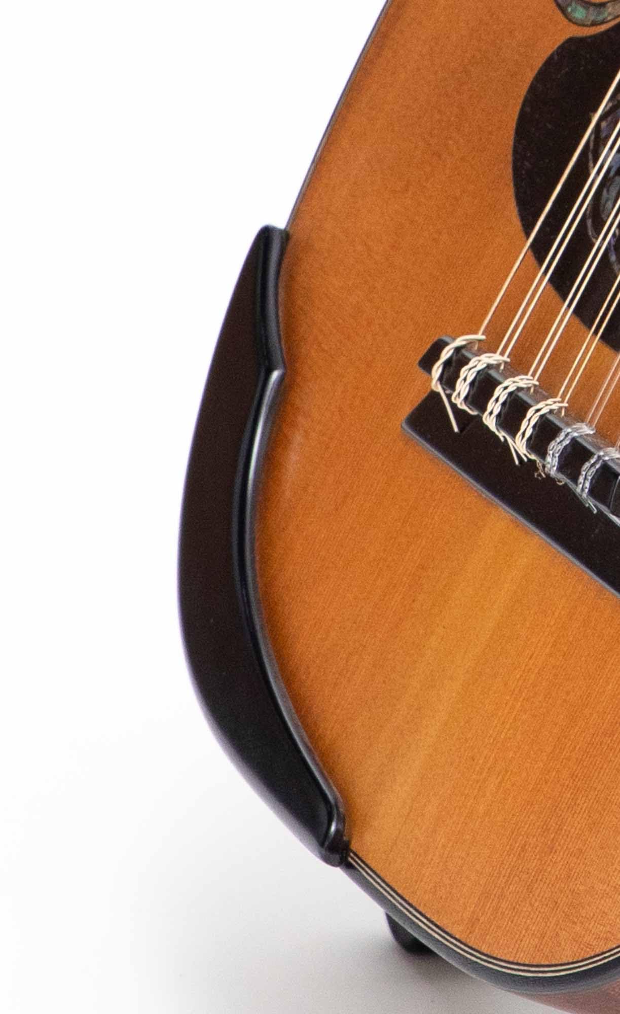Arabischer Oud Konzert-Oud mit AAA-Zederndecke und Perlmutt, exotisches Pamela-Holz, professionelle Oud-Armlehne und gratis Gigbag