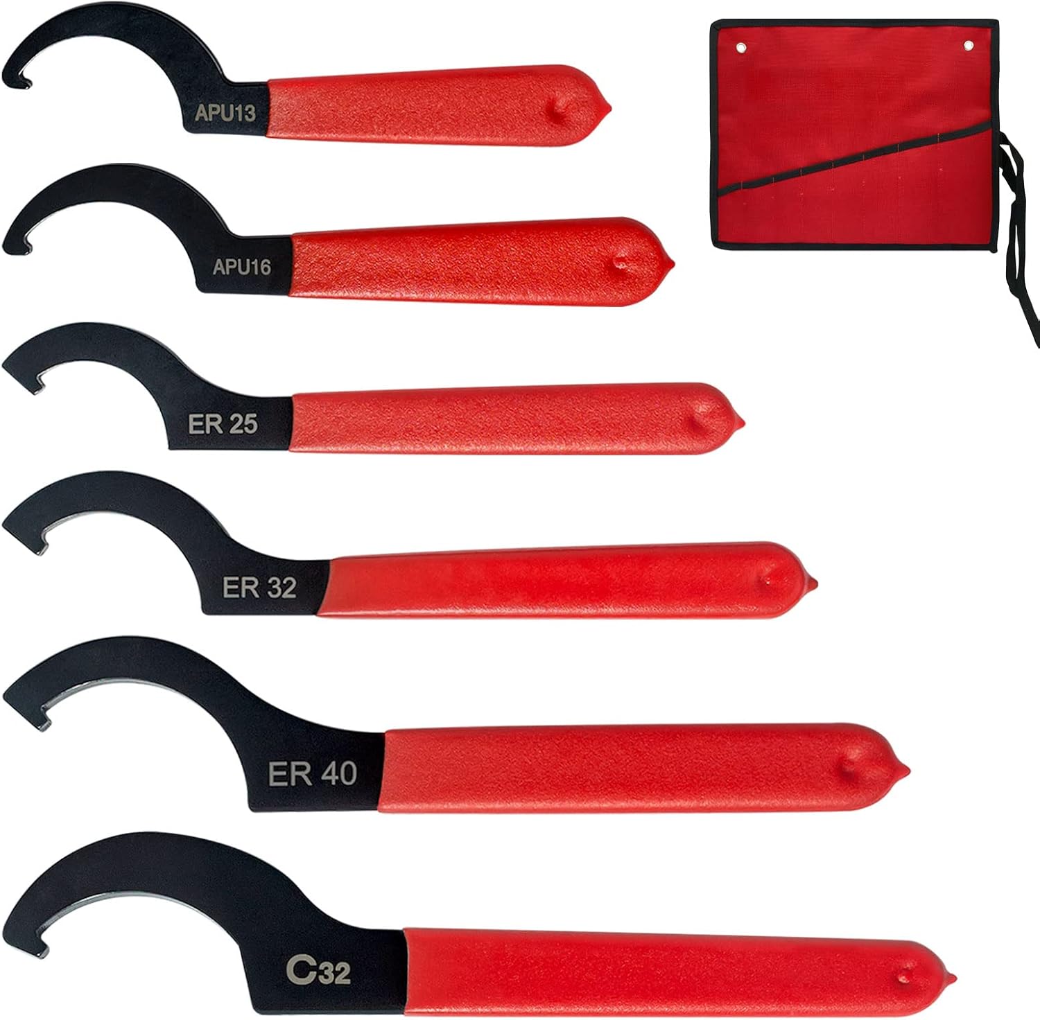 ESCULTORA 6PCS Coilover Spanner Wrench Set, Premium Coilover Wrench