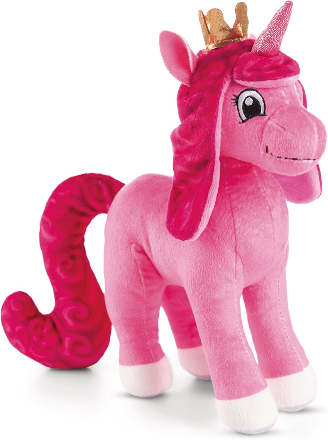 NICI Lissy PONY Unicorn Selina 17cm Pink Plush Toy Cute Plush Toy Cuddly Toy Play Toy for Kids and Adults Great Gift Idea