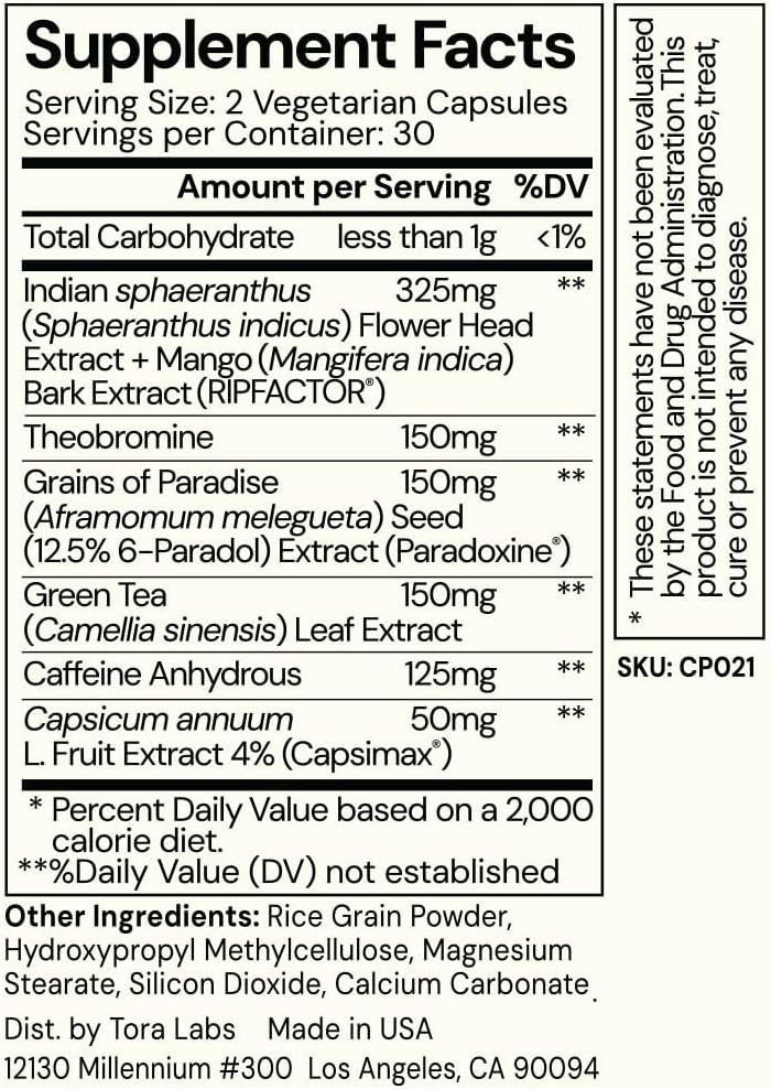CLEVERPRO Heatwave - Focus-Enhancing Performance Booster for Men & Women, Metabolism Booster for Weight Loss – Supports and Enhances Mood & Focus, Aids Healthy Weight Management – 60 Capsules