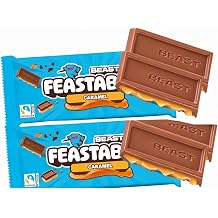 Beast Chocolate Bars | Caramel 60g x2 | Treats for Kids | Small Gifts Presents | NEW FLAVOUR