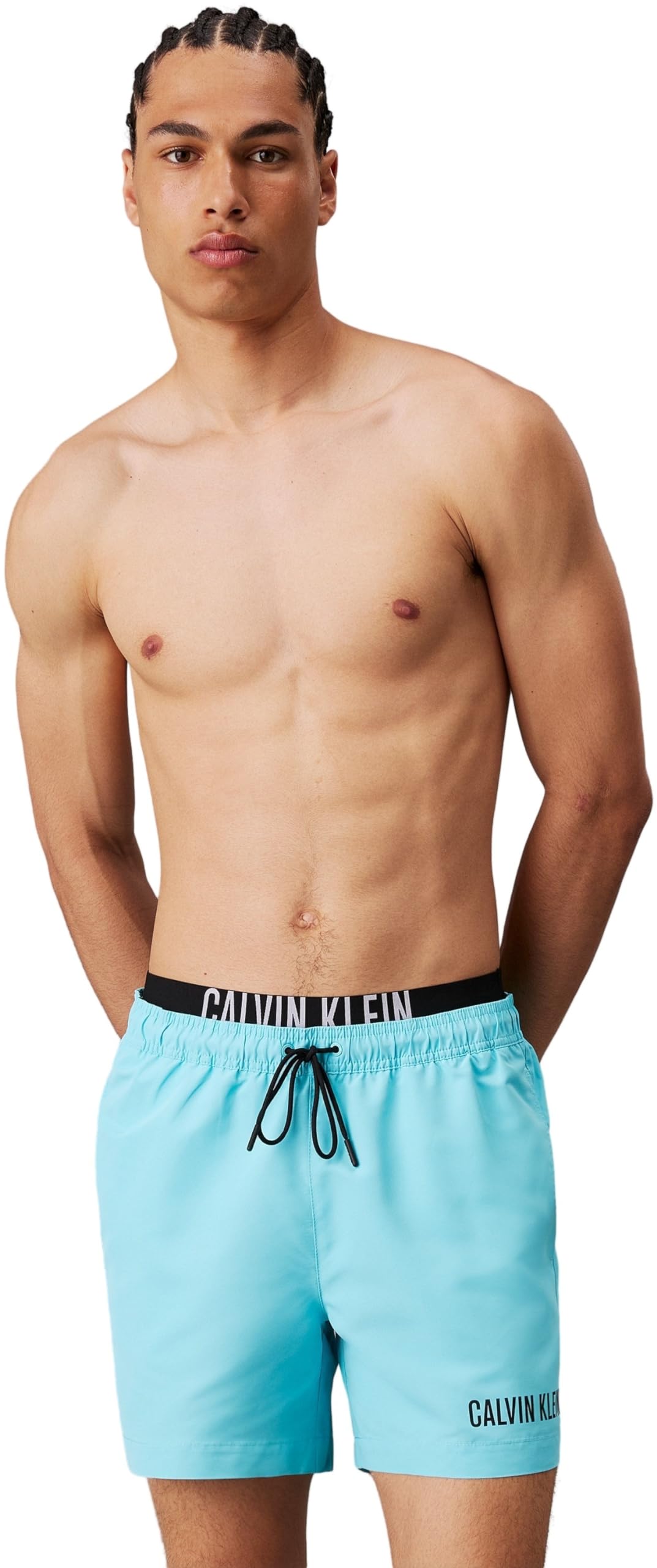 Calvin Klein Bañador Hombre Medium Double Pernera Media