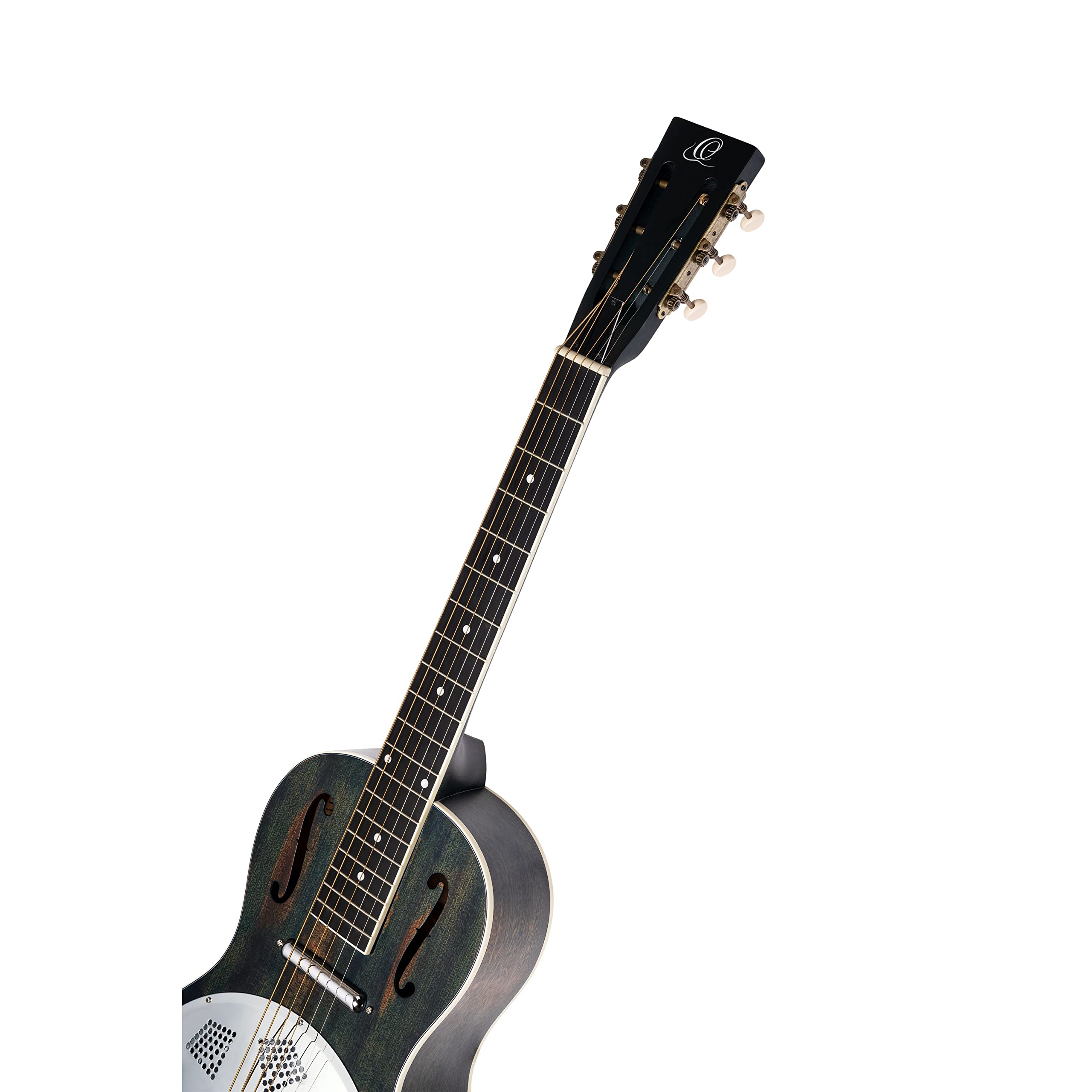 Ortega Guitars Guitare Résonateur Électro-Acoustique – Micro Lipstick – Americana Series – Acajou, Multicolore (RRG30E-DD)