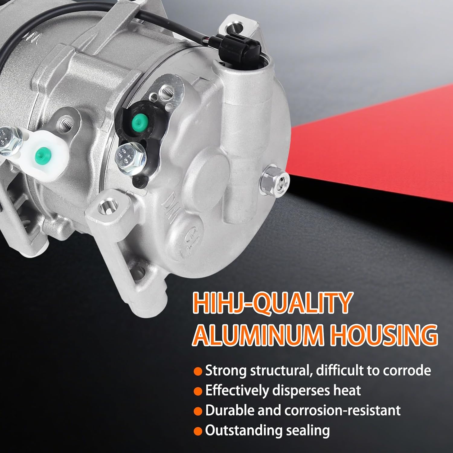 AC Compressor 977012S500 with Clutch for Car, Air Conditioning A/C Compressor kit Compatible with Kia Sportage 2011-2016 & Hyundai Tucson 2010-2015 2.0L 2.4L L4, OEM# 977012S502, CO 11231C, 178305