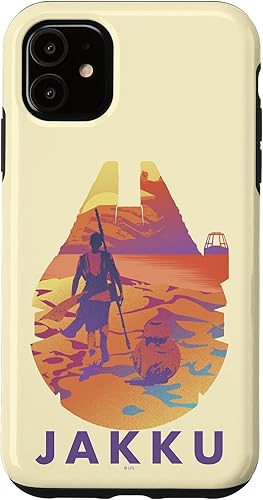 Funda para iPhone 11 Star Wars Jakku Millennium Falcon Funda para iPhone 11 Star Wars Jakku Millennium Falcon