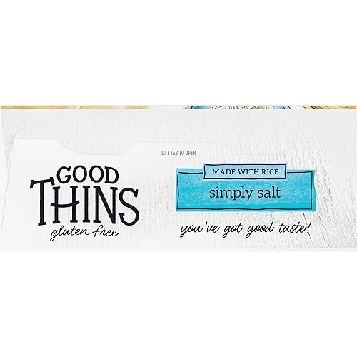 Miniatura 15 de GOOD THINS Galletas de arroz con simplemente sal, galletas de snack sin gluten, 3.5 oz