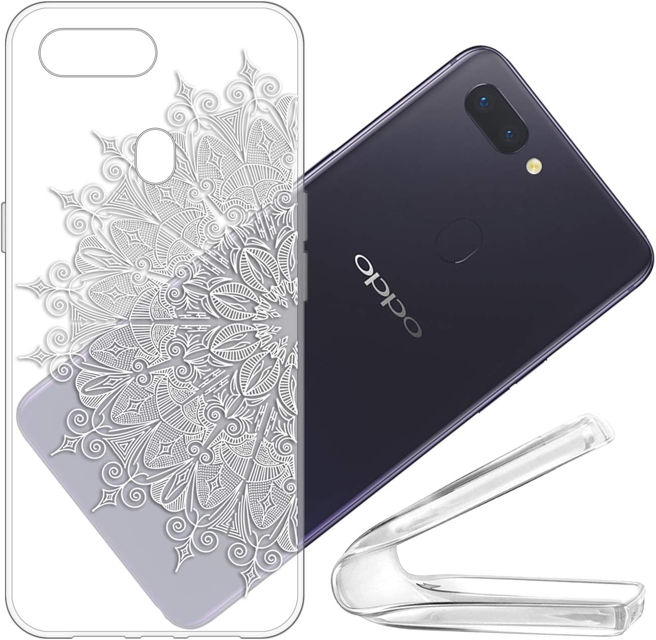 vingarshern Case for OPPO R15 Pro Cover Slim Fit Soft,Ultra Flexible TPU Bumper Cover for Oppo R15 Pro Case Silicone Shell Protector(Cover-19)
