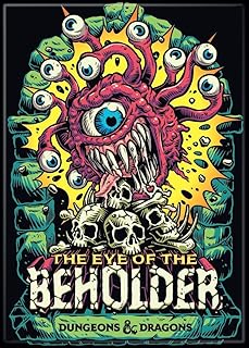 Ata-Boy Dungeons and Dragons Magnet - Eye of The Beholder 2.5" x 3.5" Magnet for Refrigerators, Whiteboards & Locker Decorations