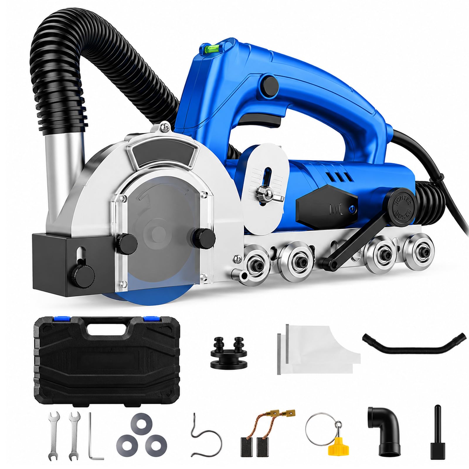 TYH Limpiador Eléctrico Doméstico De Juntas De Azulejos De 1200 W, Herramienta para Ranurar Azulejos, Limpiador De Juntas De Azulejos De 9000 RPM, Máquina De Limpieza De Juntas De Azulejos