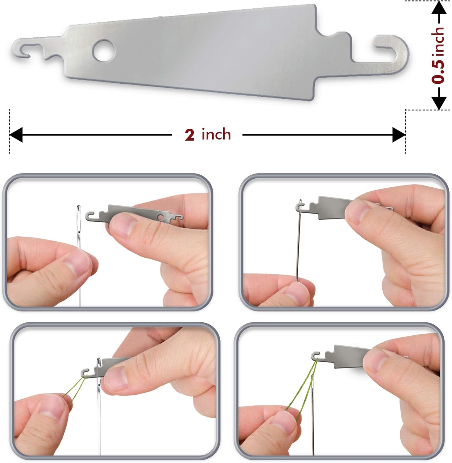 28 PCS Large Eye Sharp Sewing Needles 1.5-2.5 in - Stainless Steel Hand Quilting Needles Four Sizes in a Handy Storage Tube