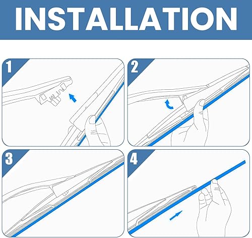 Miniatura 7 de GSPSCN Limpiaparabrisas trasero de 16 pulgadas, repuesto original para Ford Expedition 2016-2009, para Lincoln Navigator 2017-2009 (16-J)