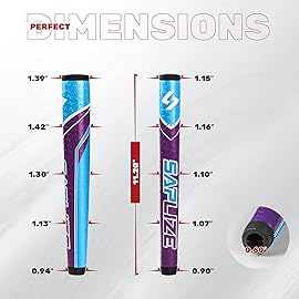 SAPLIZE Putter Grip, Midsize, Anti-Slip, Lightweight and Comfortable Golf Putter Grip