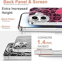 Vista 190 de I-MGAE-IN-AR - Funda diseñada para iPhone 12 y 12 Pro, diseño de mariposa plateada brillante, funda protectora de poliuretano termoplástico, suave