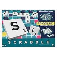 Mattel Games Scrabble - Il gioco da tavolo delle parole, nuova versione con doppio
