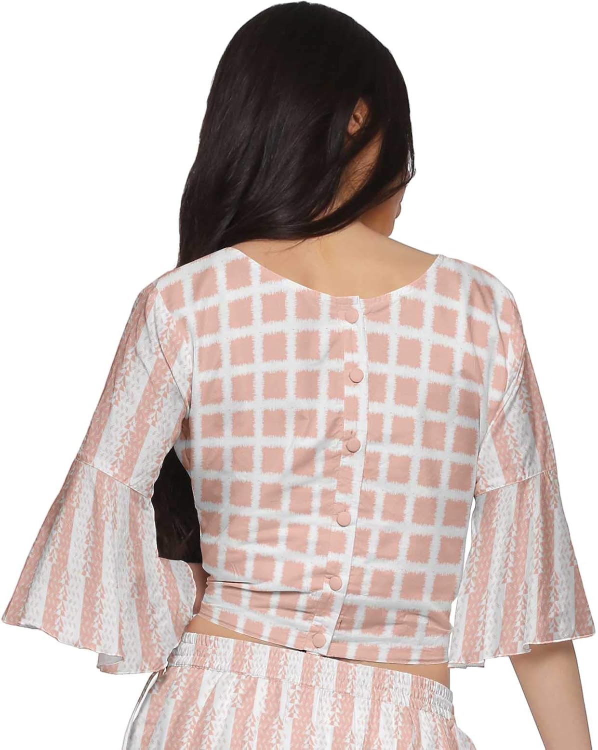 Moomaya Dresses for Women Printed Ethnic Wear Skirt and Crop Top Set for Girls
