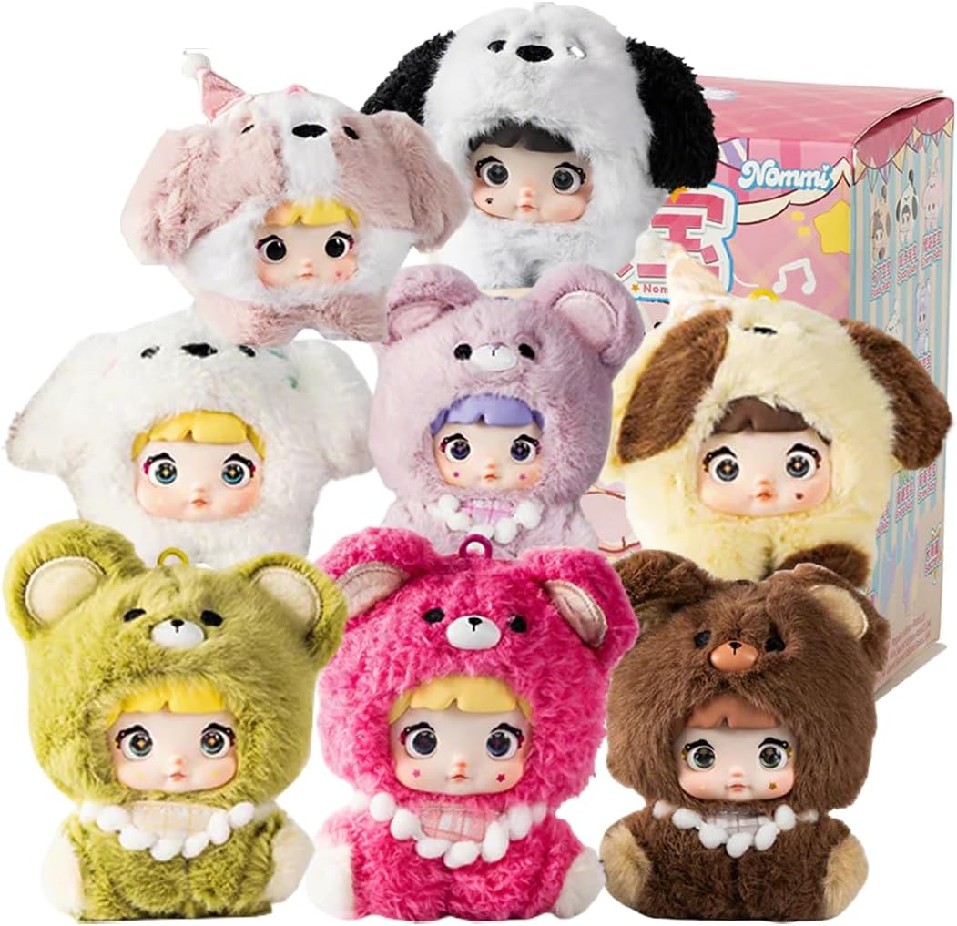 Nommi V4 Nommi Baby Series Mibao's Adoption House Series Plush Blind Box 1PC(1 of 10 Possible Styles) Cute Figures Collectible Toys Birthday Gifts