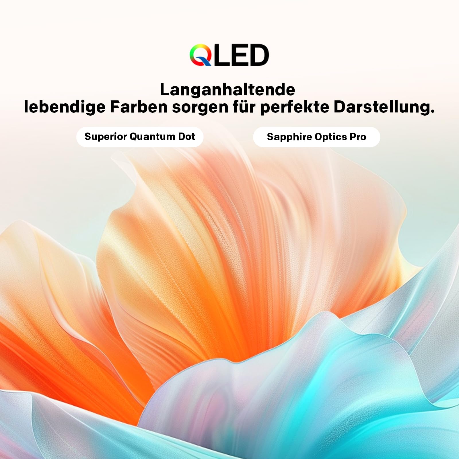 coocaa 32 Zoll Fernseher, 80cm, Smart TV mit Superior QLED Tech, HDR10, HLG, 1.5GB RAM für flüssiges Streaming, Dolby Audio, Triple Tuner DVB-T/-T2/-C/-S/-S2 CI+, Bluetooth 5.1, 32CTQH38Z, 2026