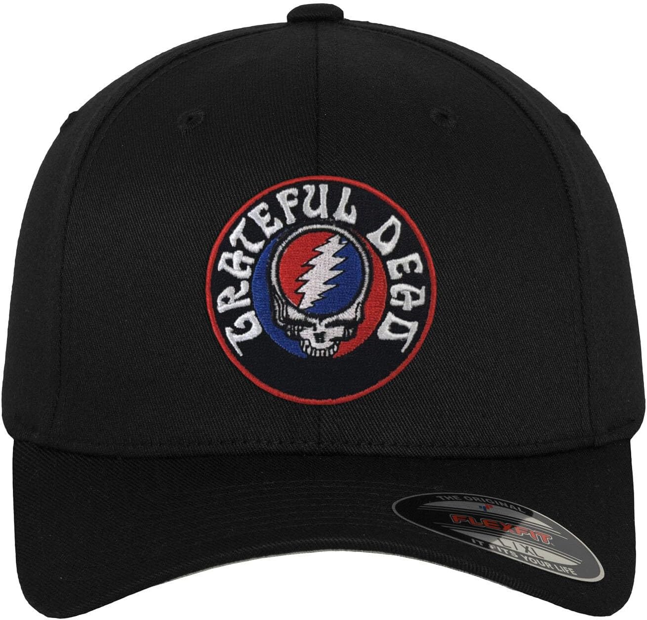 Grateful Dead Officially Licensed Patch Flexfit Baseball Cap