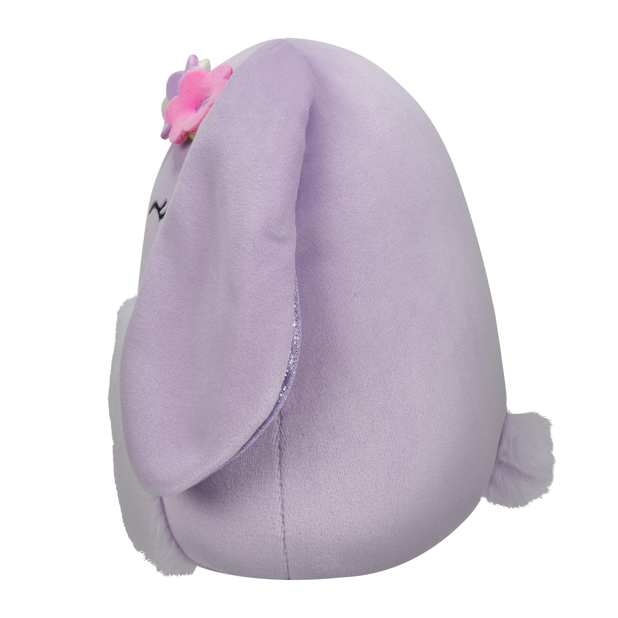 Squishmallows Oryginalny 18 cm - Wielkanoc Squishmallows - Bąbelki Lawendowy Królik Z Kwiatową Koroną