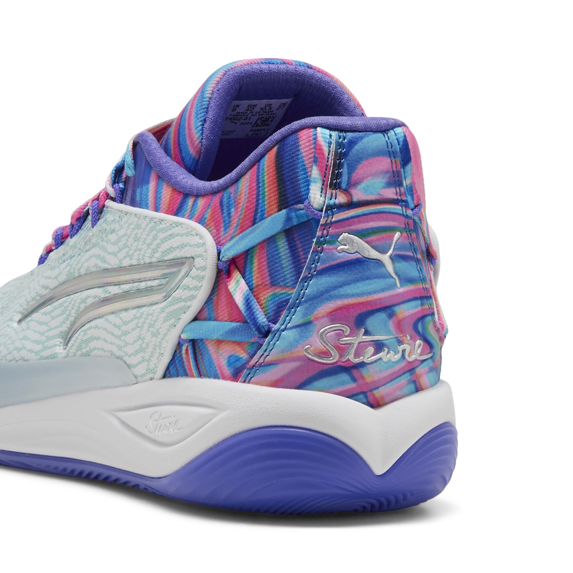 PUMA Chaussures de Basketball Stewie 4 Prism Femme