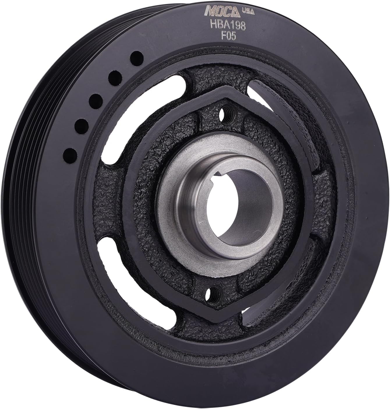 MOCA 594-198 Engine Harmonic Balancer Fit for Scion 2008-2015 xB L4 2.4L, 2005-2010 tC L4 2.4L, for Toyota 2009-2013 Corolla Matrix L4 2.4L, 2002-2009 Camry L4 2.4L, 2002-2008 Solara L4 2.4L