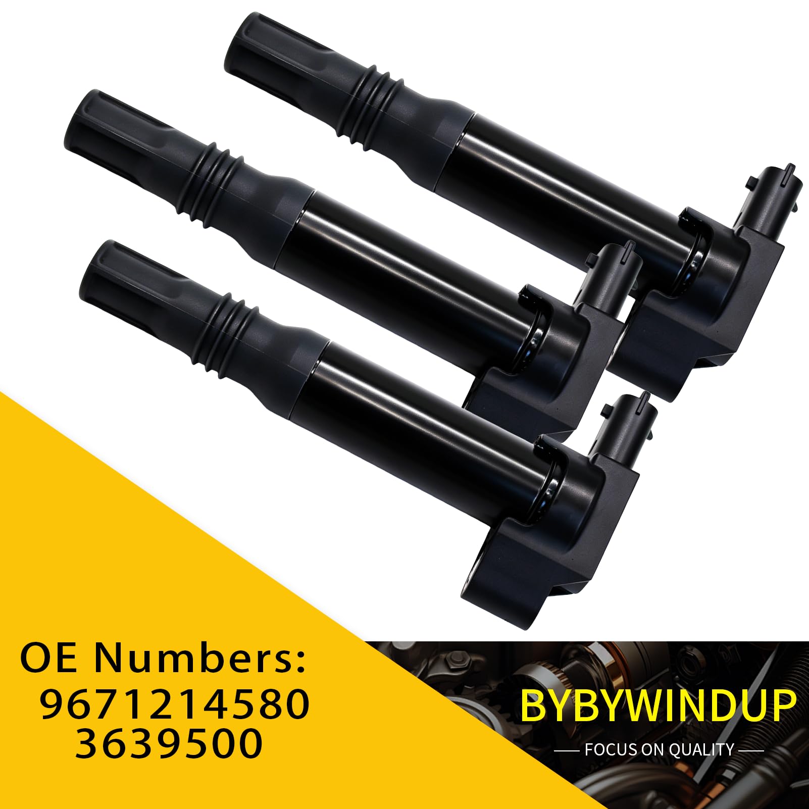 Kit de 3 bobines d'allumage pour C2 C3 C4 C4 Peugeot 108 208 308 3008