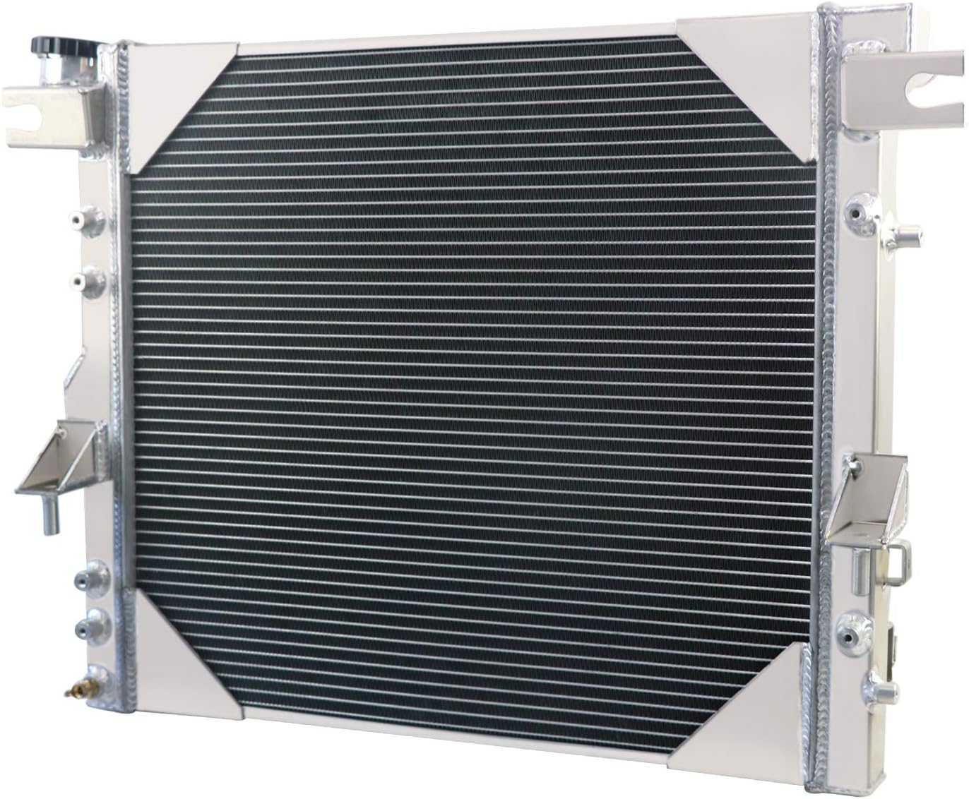 Performance Cooling Radiator Replacement for 2007-2017 Jeep Wrangler JK JKU. Unlimited Sahara Rubicon 3.8L 3.6L V6 2008 2009 2014 2011 Manual Transmission