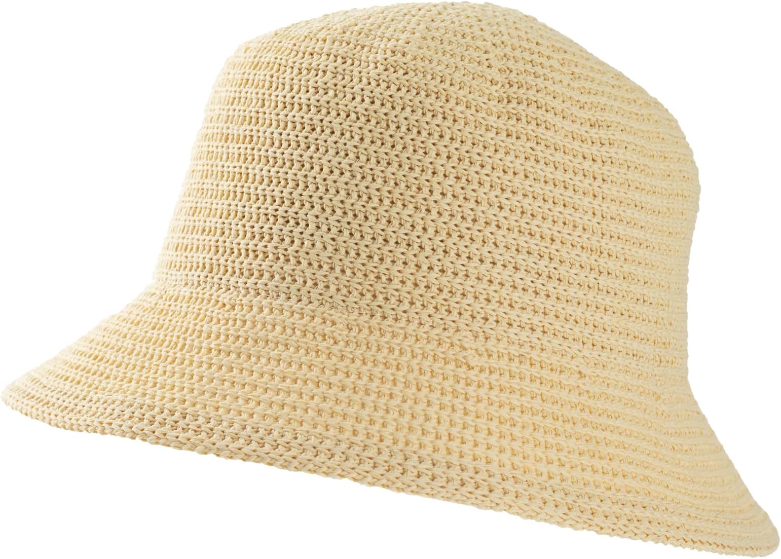 MEINICYMEINICIY Womens Bucket Hat, Beach Sun Hat for Women, Bamboo Mesh Woven Foldable Packable