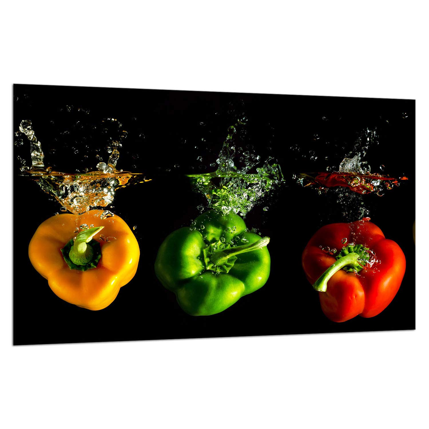 QTA | Couverture en céramique 1 pièce 80 x 52 cm plaque de cuisson en verre électro-induction Protection anti-éclaboussures Plaque à découper Légumes