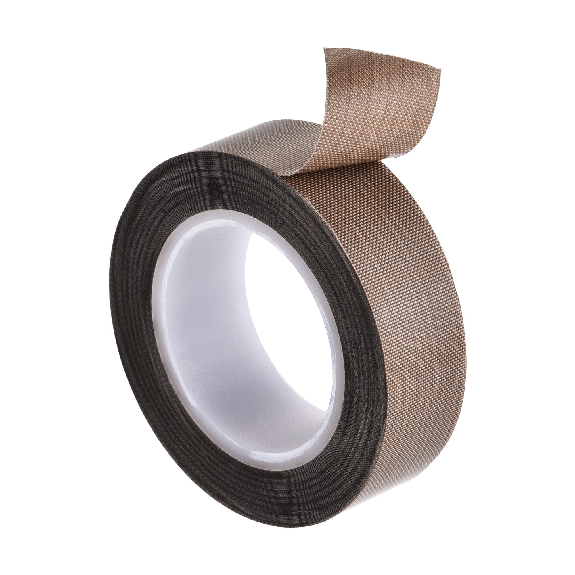 uxcell Heat Resistant Tape High Temperature Tape PTFE Film Adhesive Tape 19mm Width 10m 33ft Length Brown
