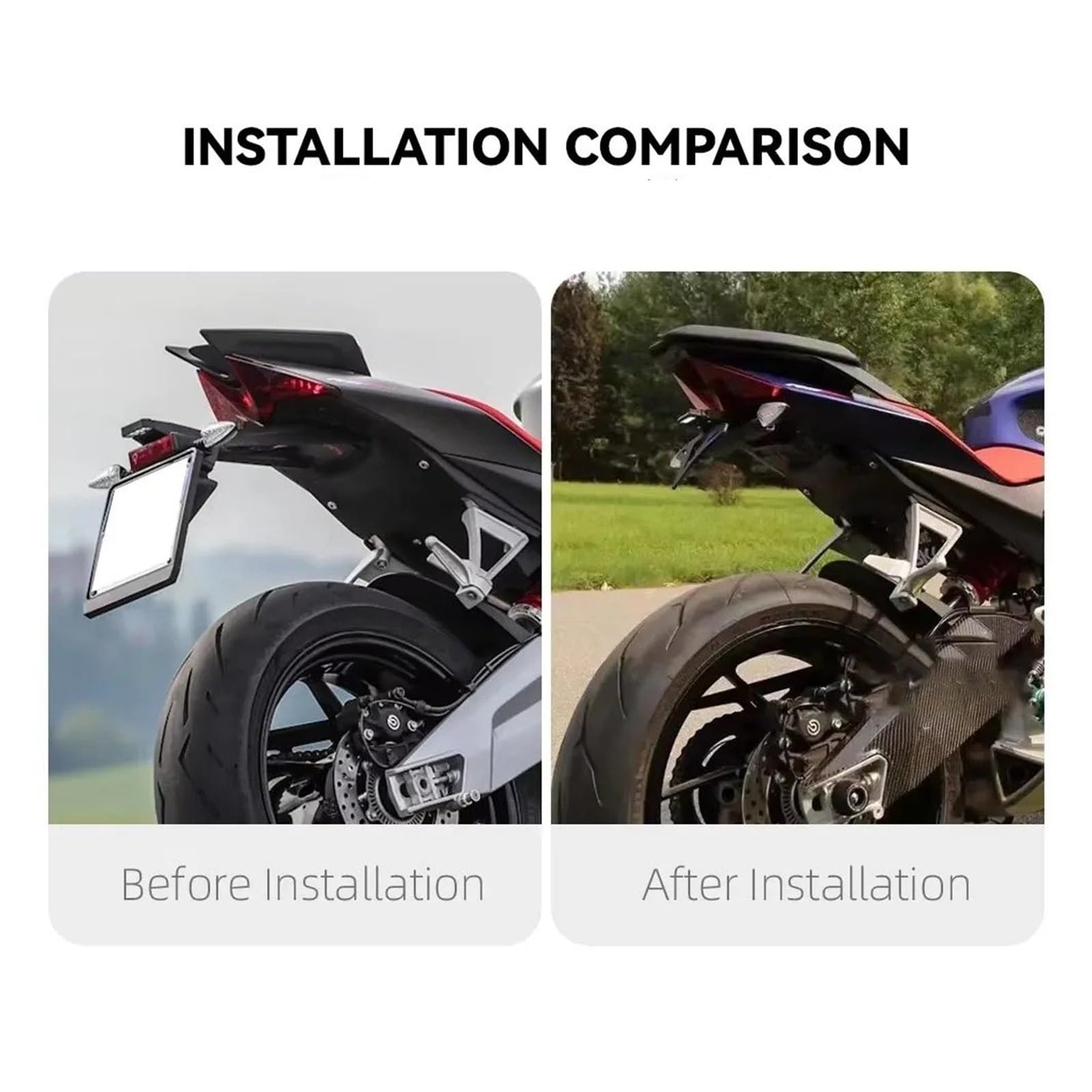 Porta targhe Moto Per Aprilia RS660 Tuono660 RSV4 V4 RS457