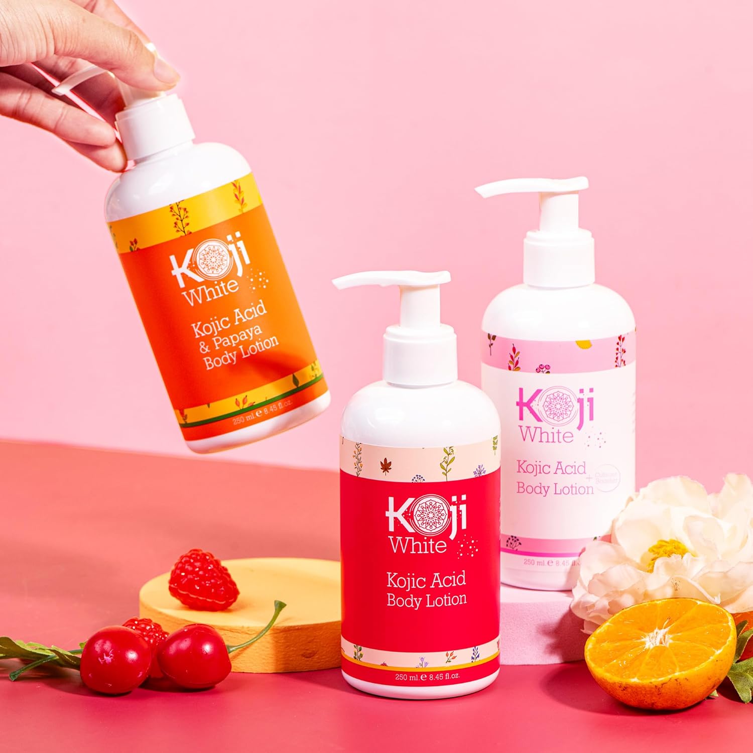 Koji White Kojic Acid & Collagen Body Lotion - Hydrated & Radiant Skin with Arbutin, Deep Moisturizing, Nourishing Care for Smooth & Healthy-Looking Skin – Vegan, 8.45 Fl Oz (1 Bottles) - Image 9