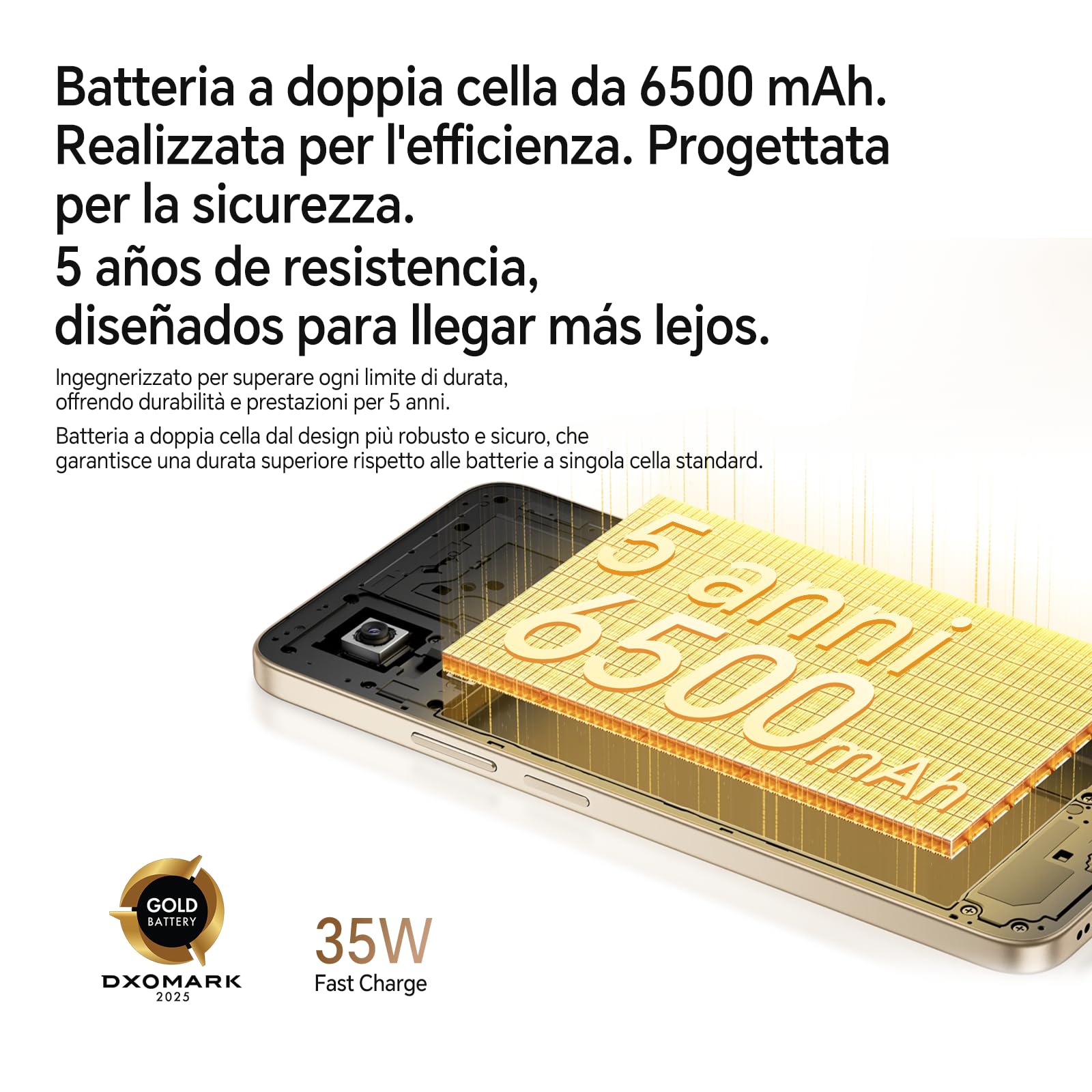 HONOR 400 Smart 4G Smartphone, Display 6,77 pollici 120Hz, 6500mAh, Fotocamera Ultra-Chiara 108MP, Tasto IA Istantaneo, 8GB+256GB, Resistenza Cadute 5 Stelle SGS, Dual SIM, Android 15