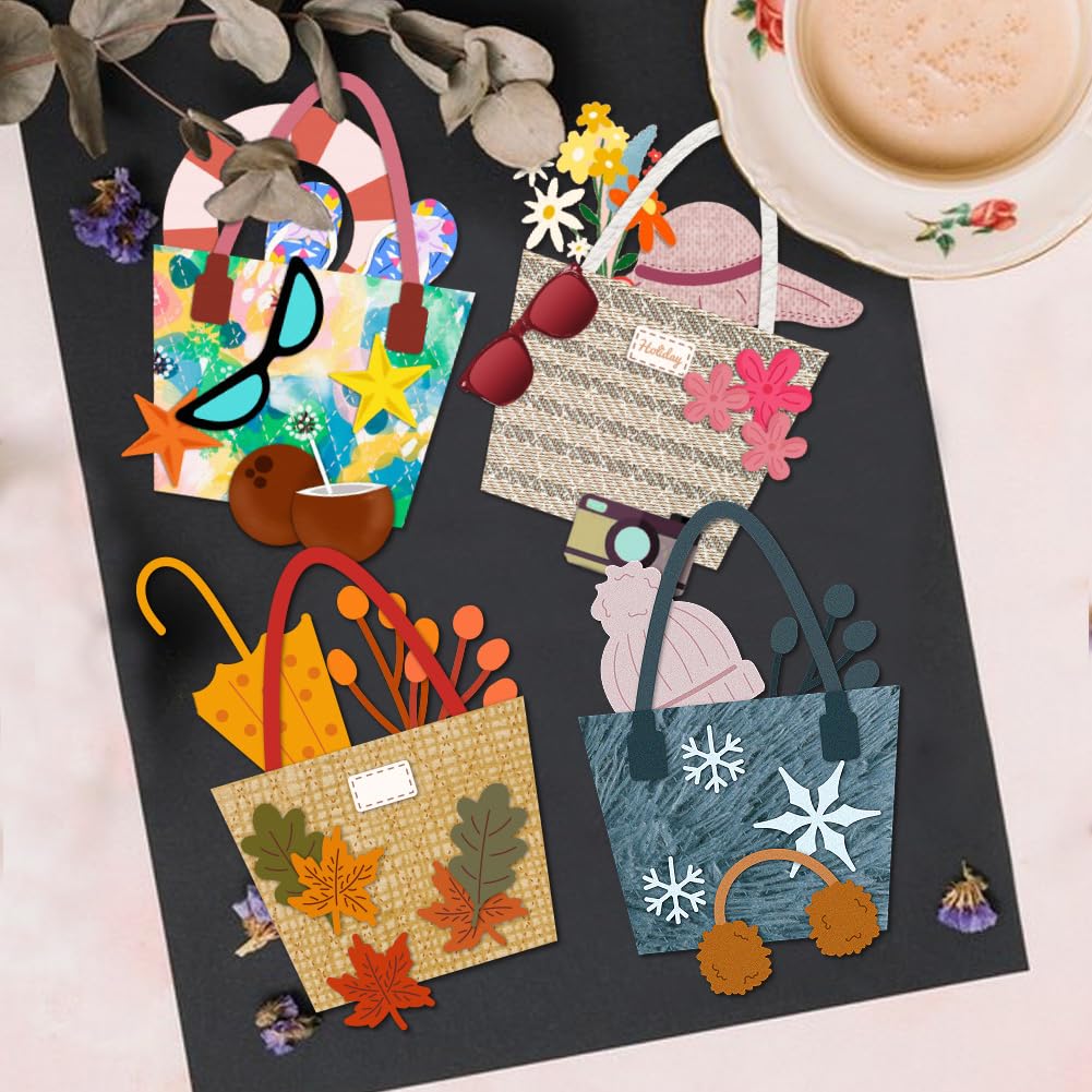 DELORIGIN 3D Stanzformen Für Geschenkboxen - Metall Schablonen Für Scrapbooking