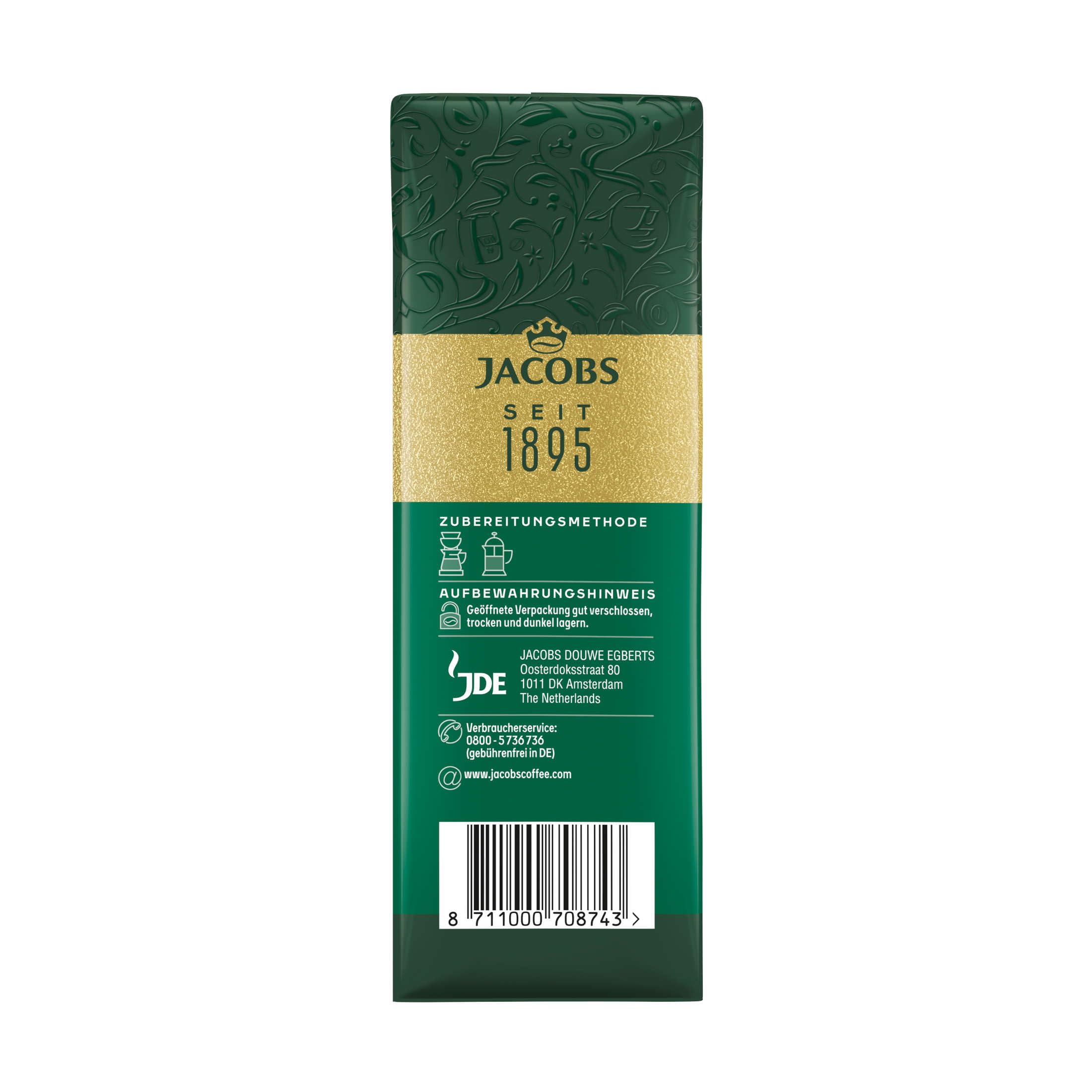 Jacobs Krönung Kräftig, 12er Pack Filterkaffee (12 x 500 g)