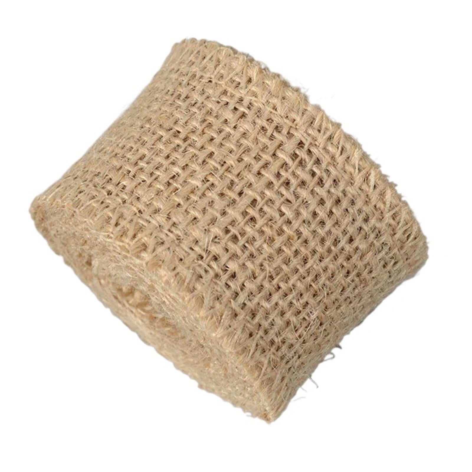 Toile en ruban de jute authentique pour couture et loisirs créatifs