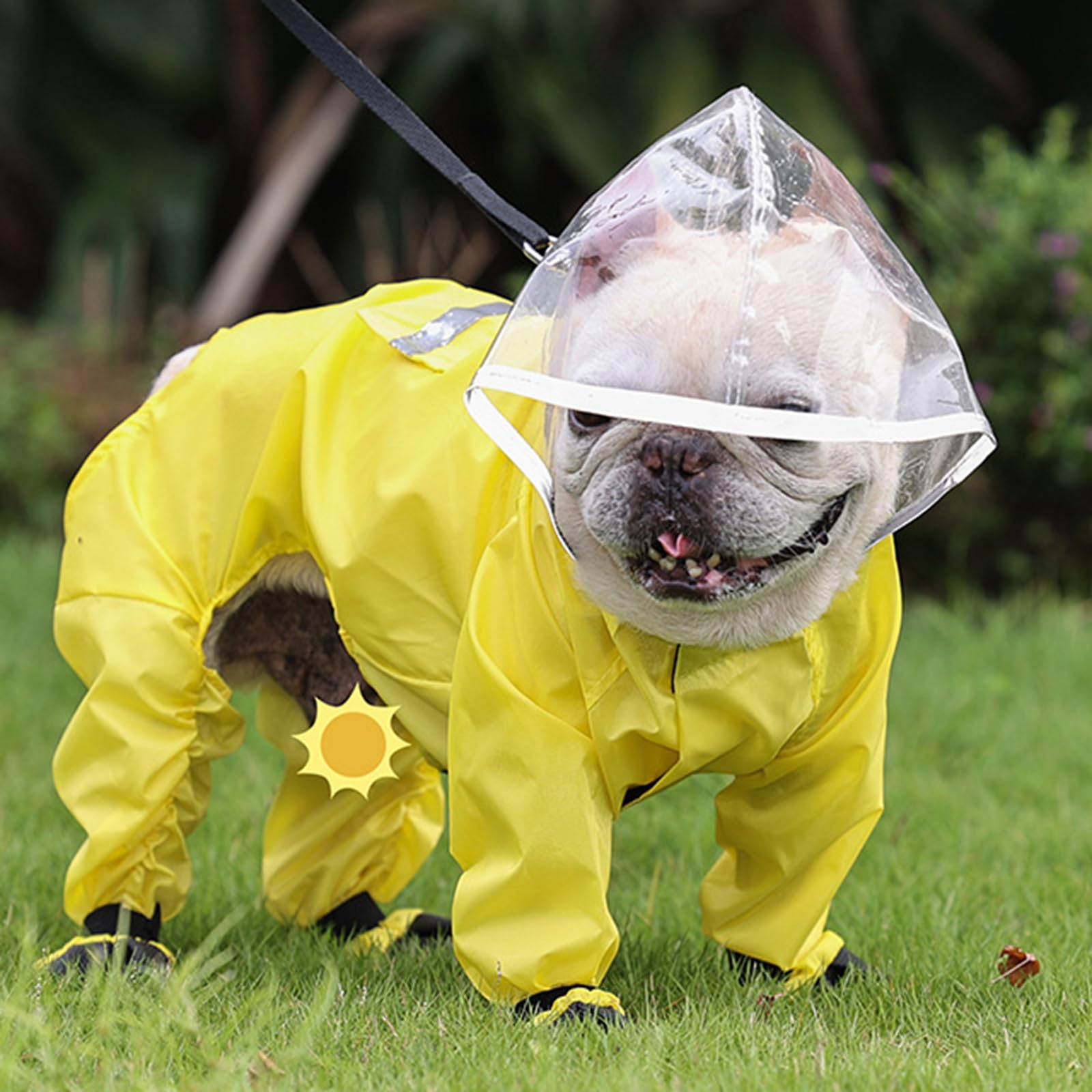 Dog Rain Jackets Pet Rain Coat Hiking Clothes Fashion Outdoor Rain Coat All Breeds Pet Walking Rainwear