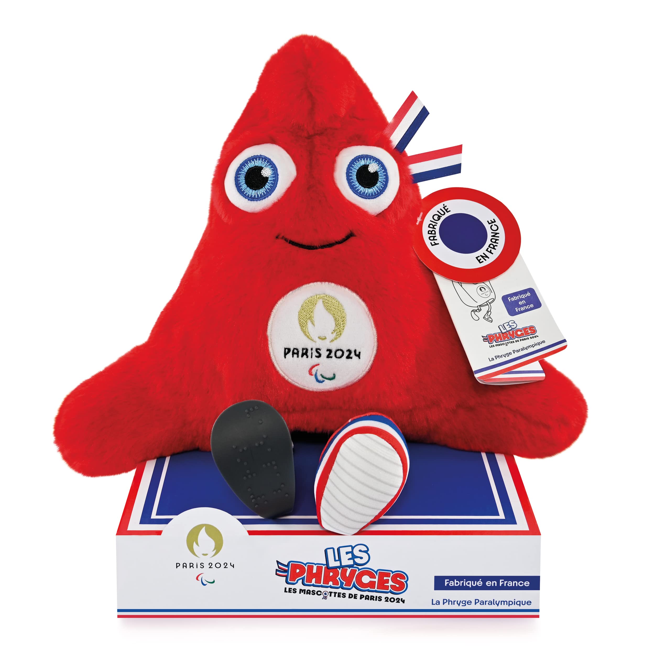 Offizielles Paralympics-Maskottchen 2024 – 30 Cm Plüschtier, Weich, Mit Gelenken, Made In France